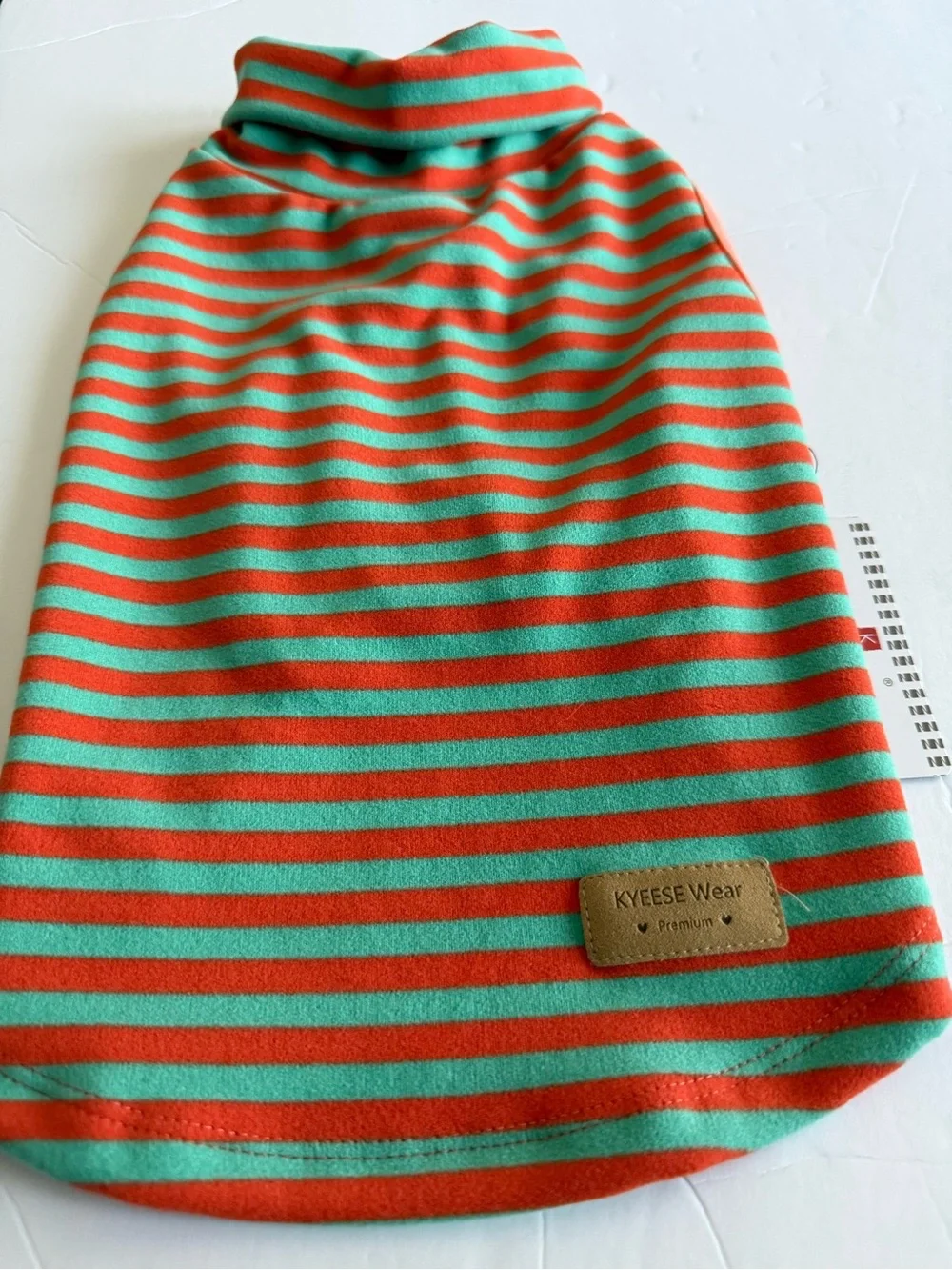 Warm Turtleneck Dog Pullover Clothes, 4-Way Stretch & Lightweight Vest, Large